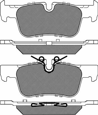 BMW 34206859917 - Гальмівні колодки, дискові гальма autozip.com.ua