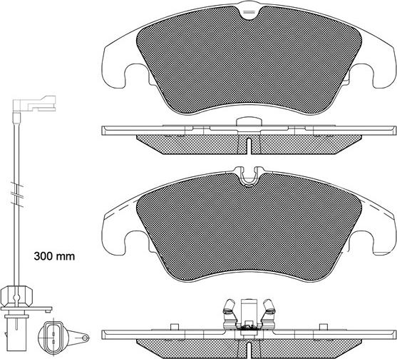 BSF 20319 - Гальмівні колодки, дискові гальма autozip.com.ua