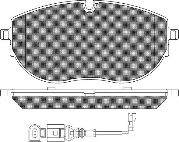 BSF 20310 - Гальмівні колодки, дискові гальма autozip.com.ua