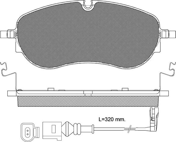 BSF 20311 - Гальмівні колодки, дискові гальма autozip.com.ua
