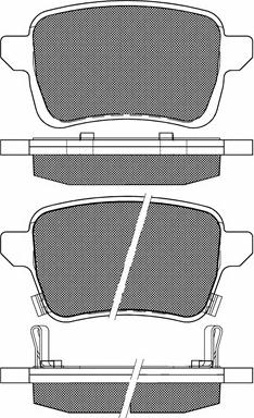 BSF 20338 - Гальмівні колодки, дискові гальма autozip.com.ua