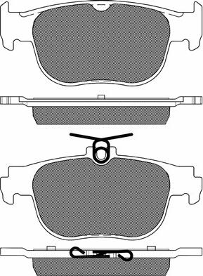 BSF 20333 - Гальмівні колодки, дискові гальма autozip.com.ua