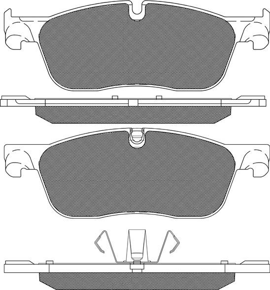 BSF 20323 - Гальмівні колодки, дискові гальма autozip.com.ua