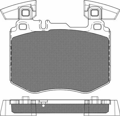 BSF 20291 - Гальмівні колодки, дискові гальма autozip.com.ua