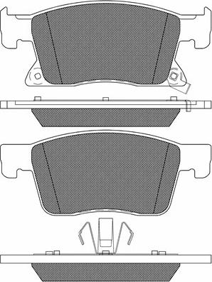 BSF 20249 - Гальмівні колодки, дискові гальма autozip.com.ua