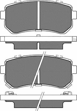 BSF 20261 - Гальмівні колодки, дискові гальма autozip.com.ua