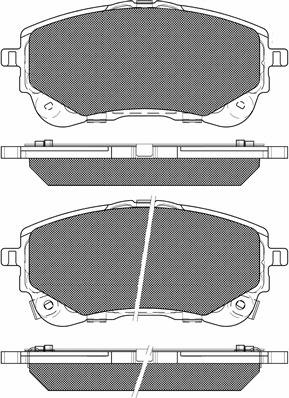 BSF 20280 - Гальмівні колодки, дискові гальма autozip.com.ua