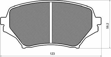 BSF 20239 - Гальмівні колодки, дискові гальма autozip.com.ua