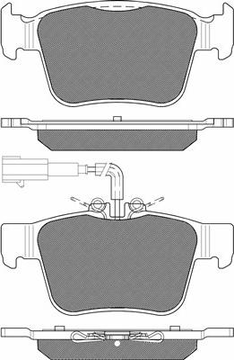 ATE 707333 - Гальмівні колодки, дискові гальма autozip.com.ua