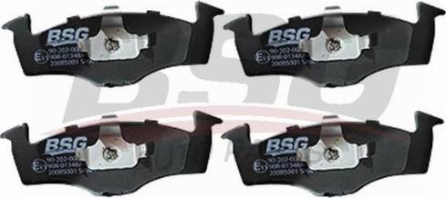 BSG BSG 90-202-003 - Гальмівні колодки, дискові гальма autozip.com.ua