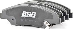 BSG BSG 40-200-043 - Гальмівні колодки, дискові гальма autozip.com.ua