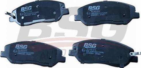 BSG BSG 40-202-014 - Гальмівні колодки, дискові гальма autozip.com.ua