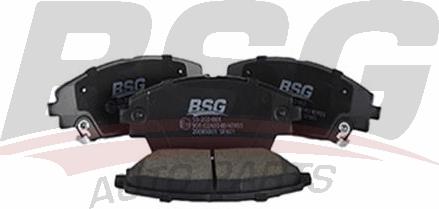 BSG BSG 55-202-001 - Гальмівні колодки, дискові гальма autozip.com.ua