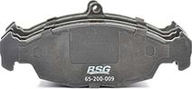 BSG BSG 65-200-009 - Гальмівні колодки, дискові гальма autozip.com.ua