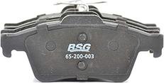 BSG BSG 65-200-003 - Гальмівні колодки, дискові гальма autozip.com.ua