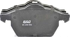 BSG BSG 65-200-002 - Гальмівні колодки, дискові гальма autozip.com.ua