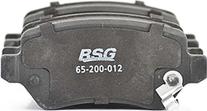 BSG BSG 65-200-012 - Гальмівні колодки, дискові гальма autozip.com.ua