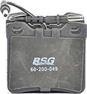 BSG BSG 60-200-049 - Гальмівні колодки, дискові гальма autozip.com.ua