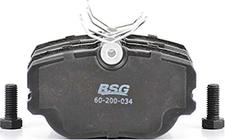 BSG BSG 60-200-034 - Гальмівні колодки, дискові гальма autozip.com.ua