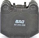 BSG BSG 60-200-030 - Гальмівні колодки, дискові гальма autozip.com.ua
