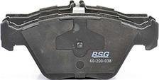 BSG BSG 60-200-038 - Гальмівні колодки, дискові гальма autozip.com.ua