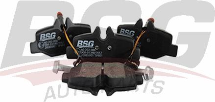 BSG BSG 60-202-008 - Гальмівні колодки, дискові гальма autozip.com.ua