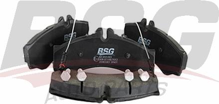BSG BSG 60-202-003 - Гальмівні колодки, дискові гальма autozip.com.ua