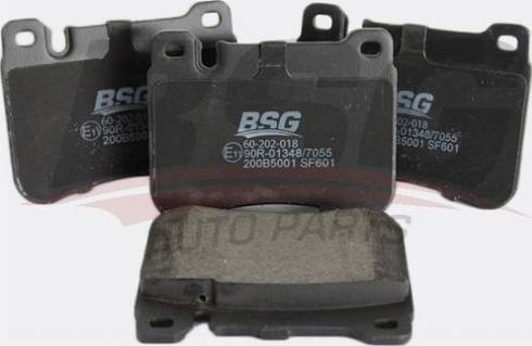 BSG BSG 60-202-018 - Гальмівні колодки, дискові гальма autozip.com.ua