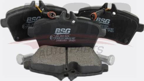 BSG BSG 60-202-024 - Гальмівні колодки, дискові гальма autozip.com.ua