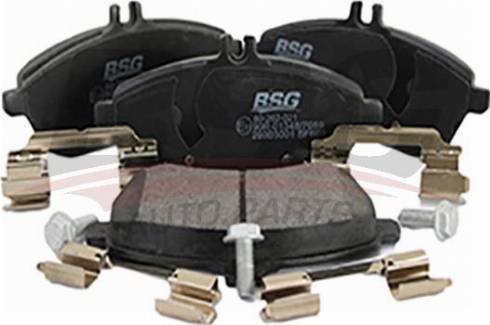 BSG BSG 60-202-021 - Гальмівні колодки, дискові гальма autozip.com.ua