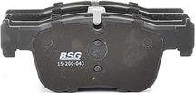 BSG BSG 15-200-043 - Гальмівні колодки, дискові гальма autozip.com.ua