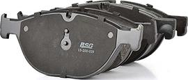 BSG BSG 15-200-039 - Гальмівні колодки, дискові гальма autozip.com.ua
