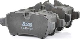 BSG BSG 15-200-033 - Гальмівні колодки, дискові гальма autozip.com.ua
