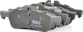 BSG BSG 15-200-029 - Гальмівні колодки, дискові гальма autozip.com.ua