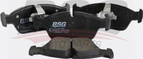 BSG BSG 15-202-009 - Гальмівні колодки, дискові гальма autozip.com.ua
