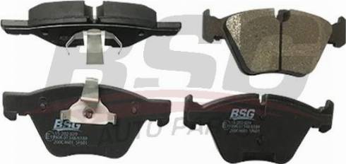 BSG BSG 15-202-029 - Гальмівні колодки, дискові гальма autozip.com.ua