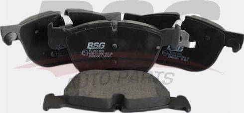 BSG BSG 15-202-020 - Гальмівні колодки, дискові гальма autozip.com.ua