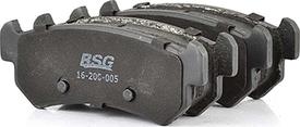 BSG BSG 16-200-005 - Гальмівні колодки, дискові гальма autozip.com.ua