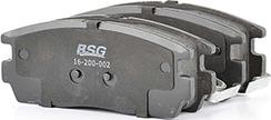 BSG BSG 16-200-002 - Гальмівні колодки, дискові гальма autozip.com.ua