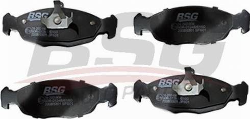BSG BSG 16-202-008 - Гальмівні колодки, дискові гальма autozip.com.ua