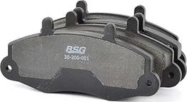 BSG BSG 30-200-001 - Гальмівні колодки, дискові гальма autozip.com.ua