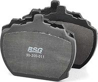 BSG BSG 30-200-011 - Гальмівні колодки, дискові гальма autozip.com.ua