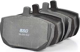 BSG BSG 30-200-012 - Гальмівні колодки, дискові гальма autozip.com.ua