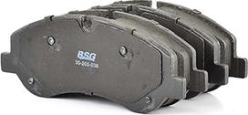 BSG BSG 30-200-036 - Гальмівні колодки, дискові гальма autozip.com.ua