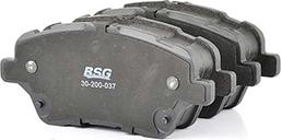 BSG BSG 30-200-037 - Гальмівні колодки, дискові гальма autozip.com.ua