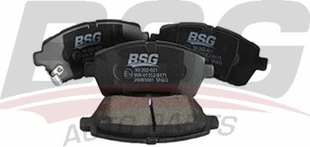 BSG BSG 30-202-021 - Гальмівні колодки, дискові гальма autozip.com.ua