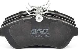 BSG BSG 70-200-004 - Гальмівні колодки, дискові гальма autozip.com.ua