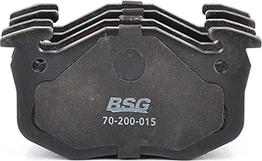BSG BSG 70-200-015 - Гальмівні колодки, дискові гальма autozip.com.ua