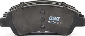 BSG BSG 70-200-011 - Гальмівні колодки, дискові гальма autozip.com.ua