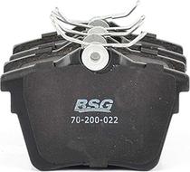 BSG BSG 70-200-022 - Гальмівні колодки, дискові гальма autozip.com.ua